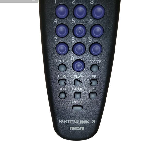 RCA Systemlink 4 Universal Remote Control – Model RCU300 (RCU300WD)Tested, Black - Picture 3 of 5